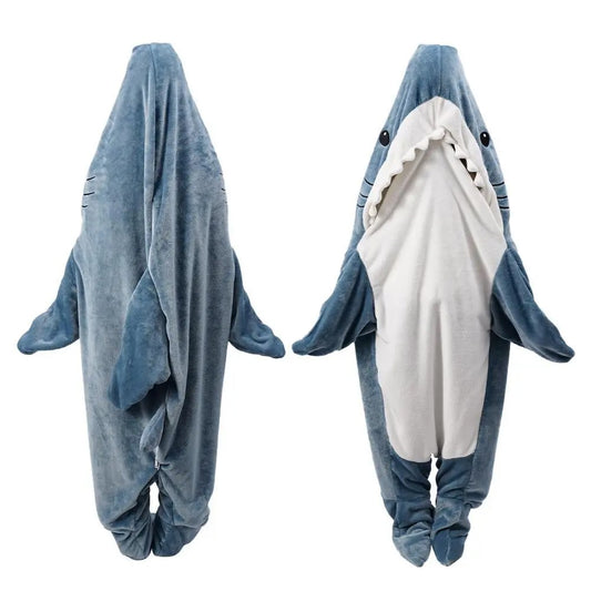 Cartoon Shark Onesie  Pyjamas High Quality Material Blanket for Children&Adults